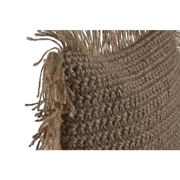 Cojin Boho DKD Home Decor Marron 45 x 45 cm (2 Unidades) 1 Cojin Boho DKD Home Decor Marron 45 x 45 cm (2 Unidades) 1