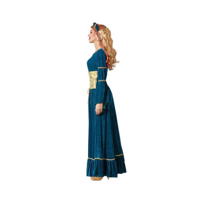Disfraz Reina Medieval Azul 1