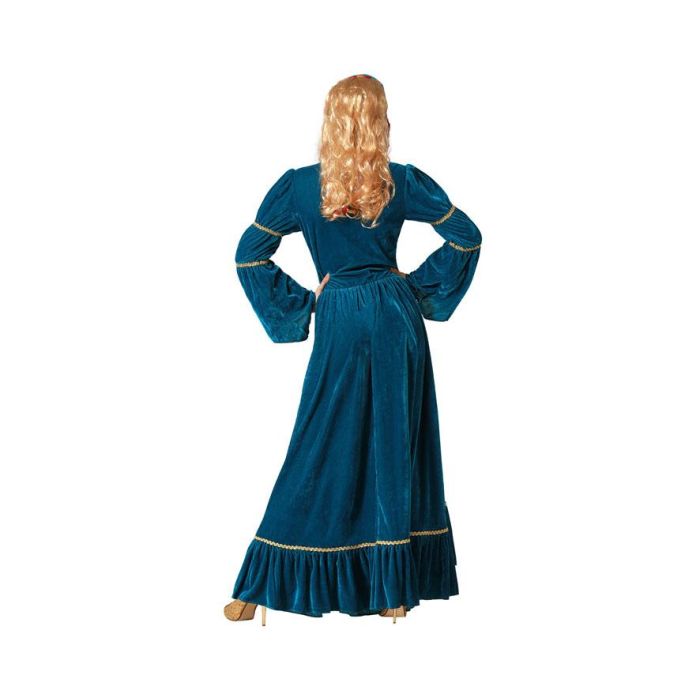 Disfraz Reina Medieval Azul 2