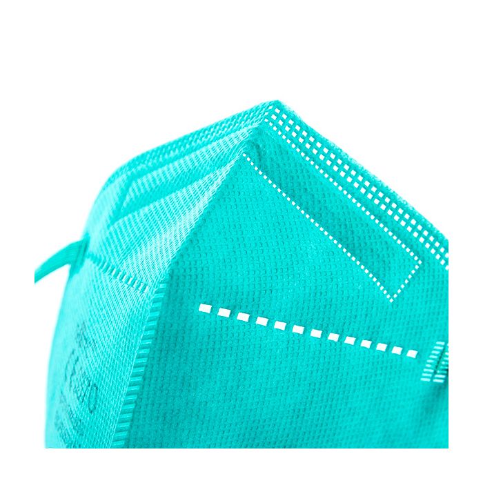 Mascarilla de Protección Respiratoria FFP2 NR JS MY-001 Turquesa (Pack de 20) 3