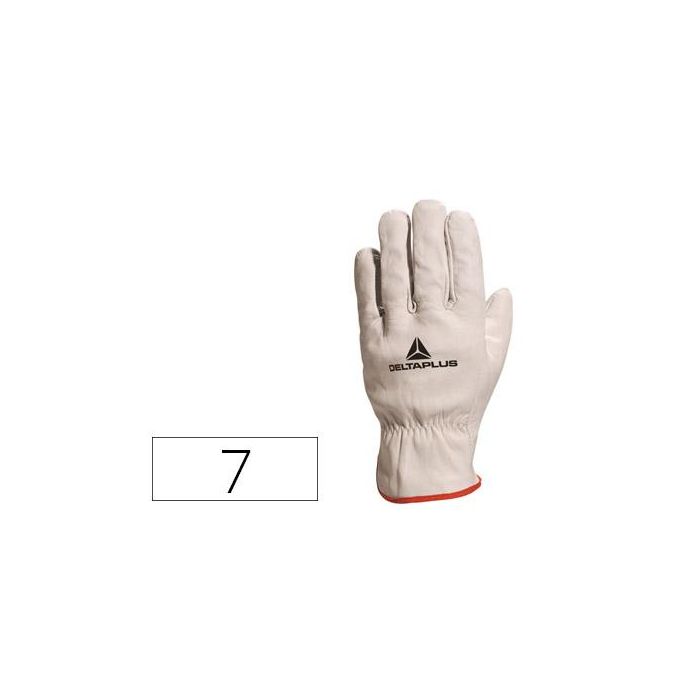 Guantes Deltaplus Piel Vacuno Especial Para Todo Tipo De Trabajos El Mas Vendido Del Mercado Talla 7