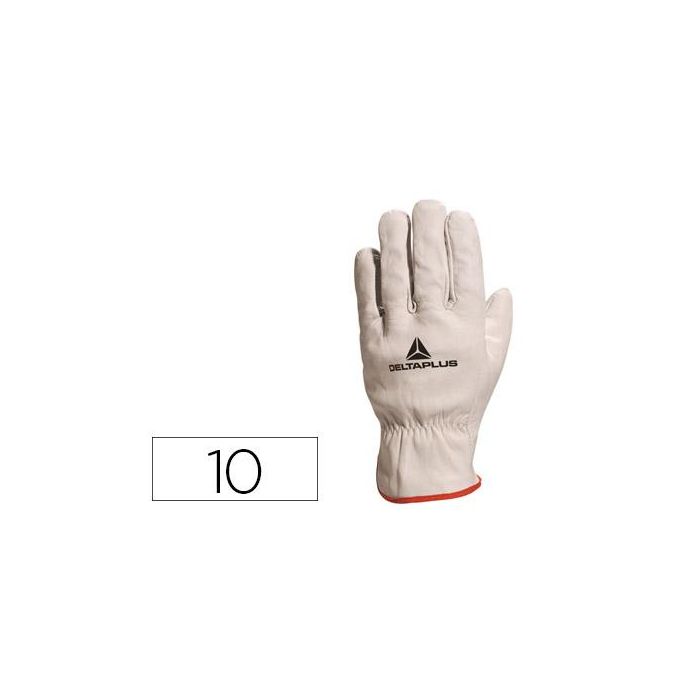 Guantes Deltaplus Piel Vacuno Especial Para Todo Tipo De Trabajos El Mas Vendido Del Mercado Talla 10