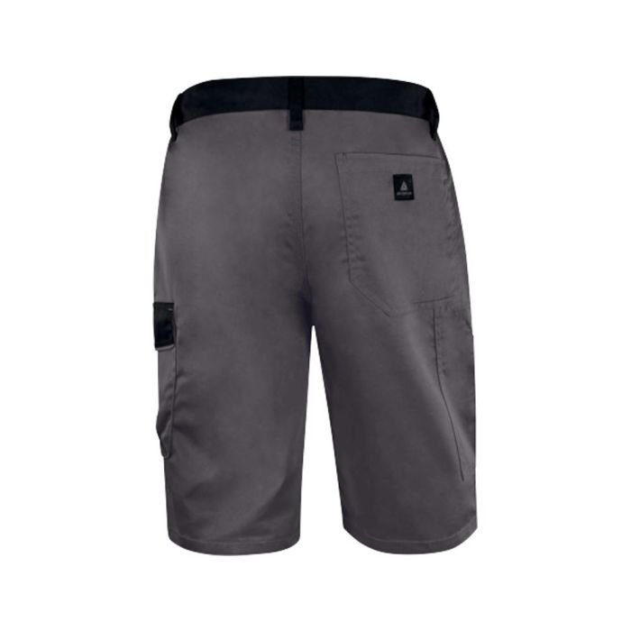 Pantalon De Trabajo Deltaplus Bermuda Cintura Ajustable 5 Bolsillos Color Gris Talla L 2