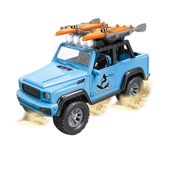 Suv 4X4 Surf Luces-Sonido Heroes De Ciudad 1:16