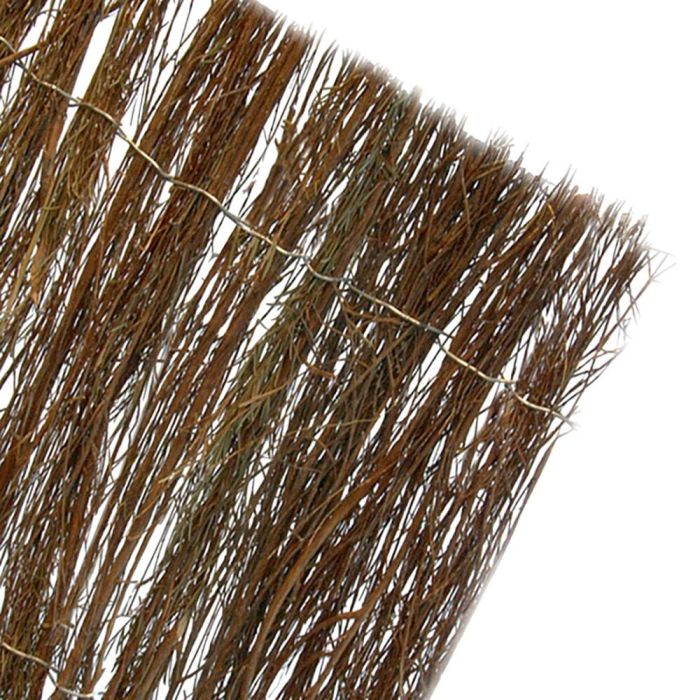 Brezo natural color marron oscuro 1x5m. 85% ocultación