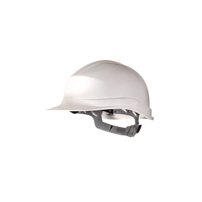 Casco De Proteccion Deltaplus Polietileno Especial Para Obra Y Trabajos Electricos De Baja Tension Color Blanco