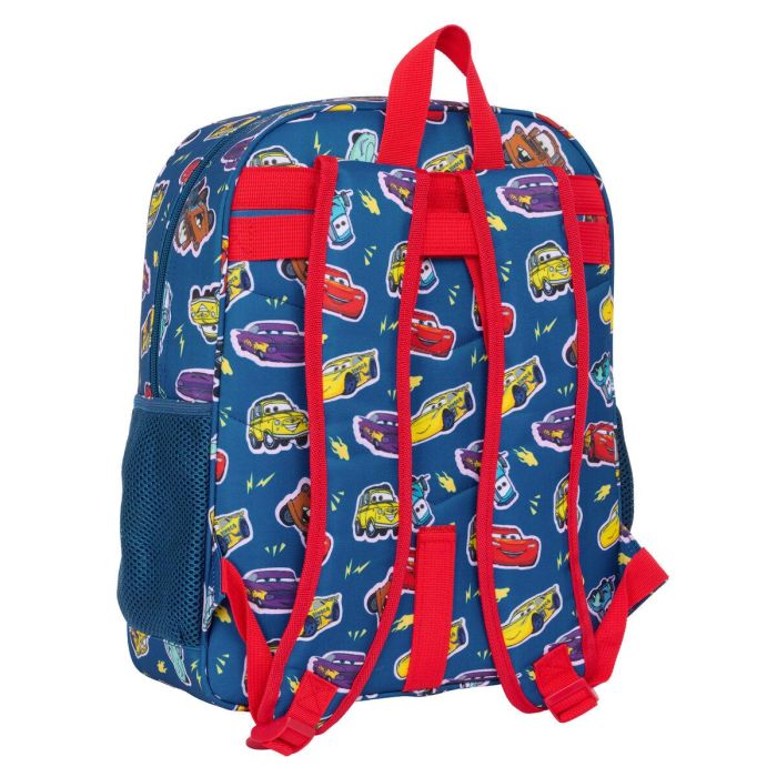 Mochila Escolar Cars Racing Azul marino 32 x 38 x 12 cm 2