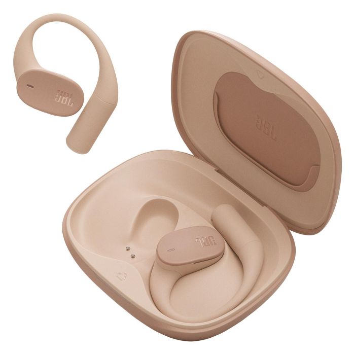 JBL Sense Lite Auriculares Inalámbricos Bluetooth 5.4, IP54, 8h Autonomía, Carga USB-C, Micrófono, Color Beige 6