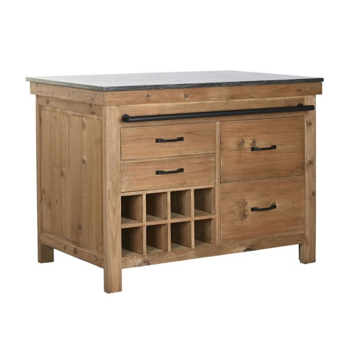 Isla Cocina Cottage DKD Home Decor Natural Negro 75 x 90 x 120 cm 8 Isla Cocina Cottage DKD Home Decor Natural Negro 75 x 90 x 120 cm 8