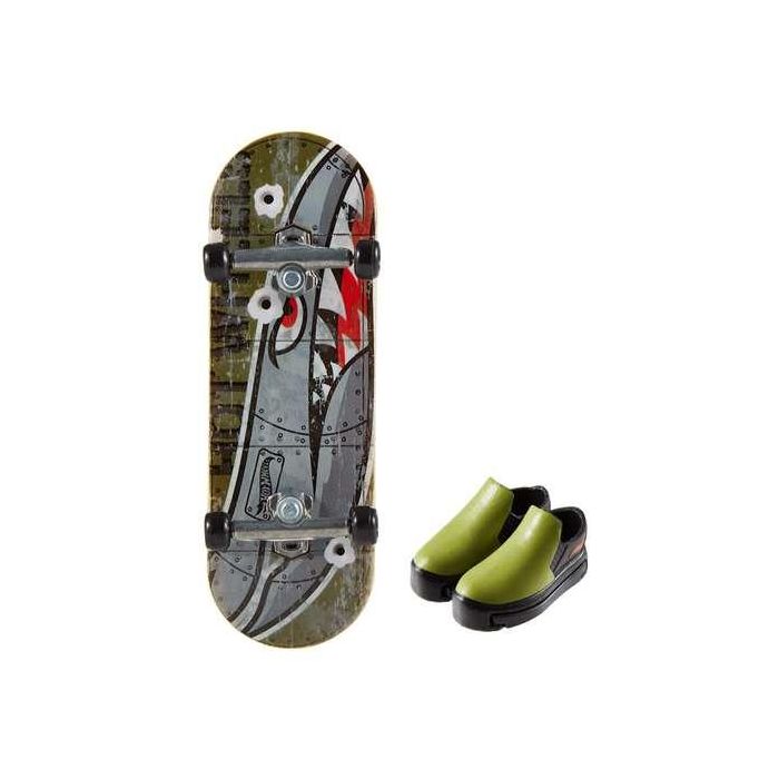 Mini monopatin hot wheels. incluye zapatos. 10 cm - modelos surtidos 9 Mini monopatin hot wheels. incluye zapatos. 10 cm - modelos surtidos 9