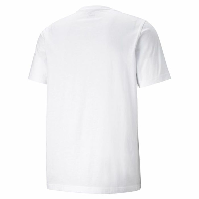 Camiseta de Manga Corta Hombre Puma 586666 02 Blanco (L) (1 unidad) 4