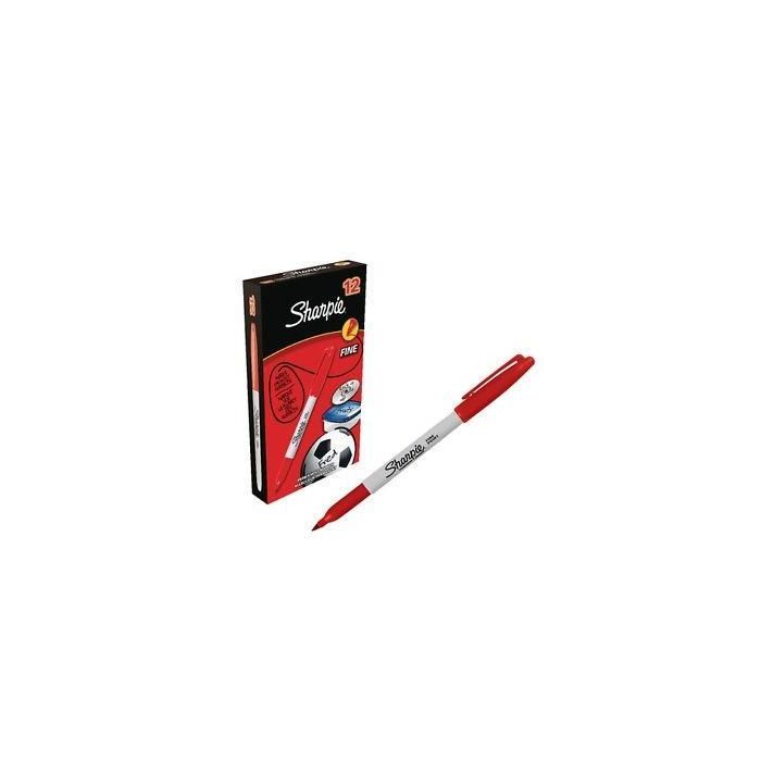 Sharpie Marcador Permanente Fine Punta Redonda 0.9 mm Rojo