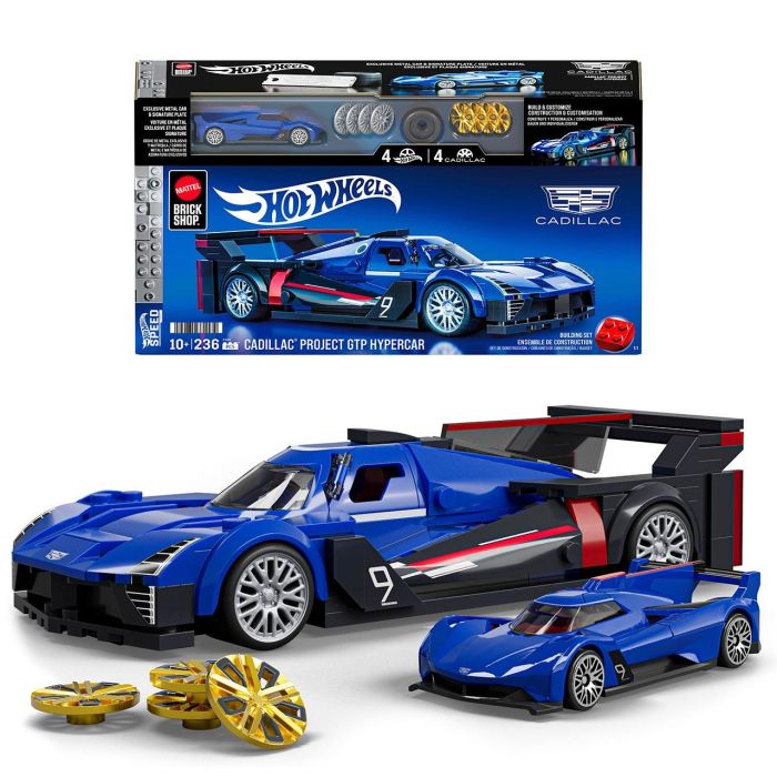 MEGA BLOKS Cadillac Project GTP Hypercar JFR89 - Coche de carreras Hot Wheels para construir escala 1:32 con detalles realistas 0 MEGA BLOKS Cadillac Project GTP Hypercar JFR89 - Coche de carreras Hot Wheels para construir escala 1:32 con detalles realistas 0