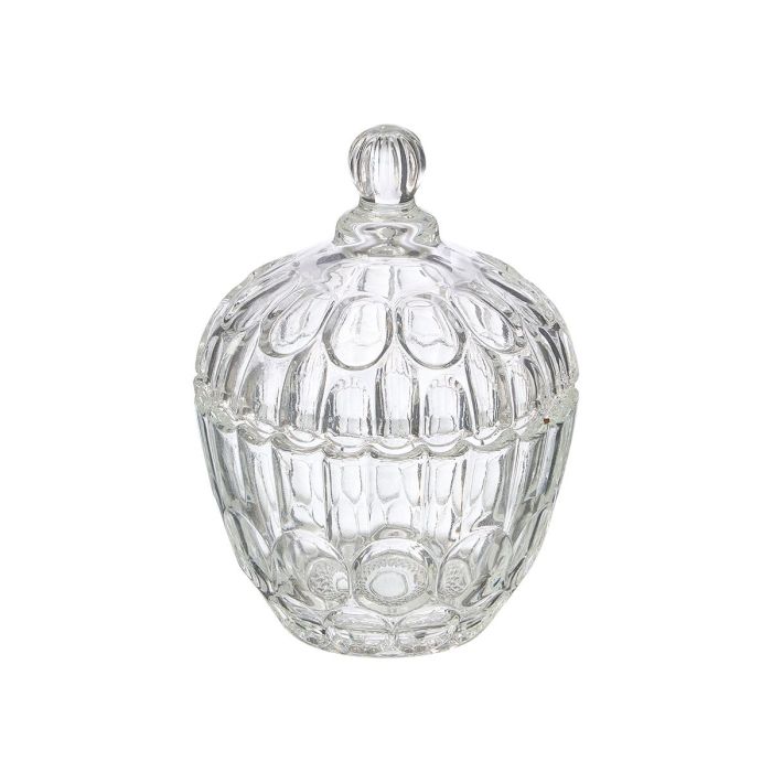 Giftdecor Bombonera de Cristal Transparente para Regalo - 10x11.5x10 cm (Set de 24)