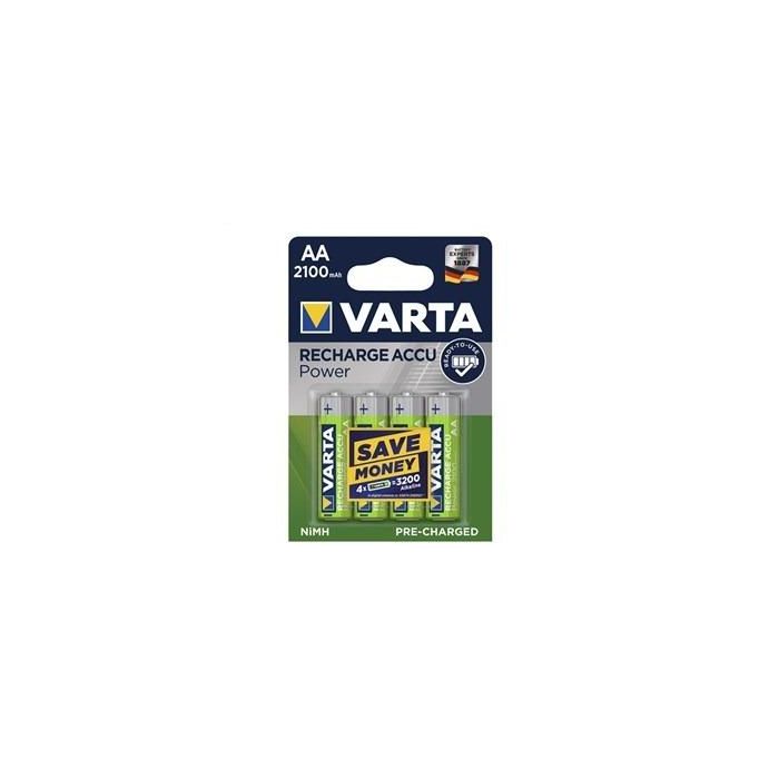 Varta Pilas Recargables Ni/Mh Hr06 Aa 2100Mah Accu Powe 4U VARTA 56706101404 Varta Pilas Recargables Ni/Mh Hr06 Aa 2100Mah Accu Powe 4U VARTA 56706101404