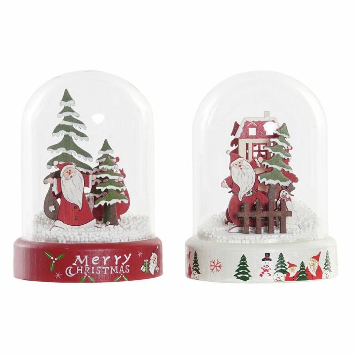 Decoracion Luminosa Navidad Tradicional DKD Home Decor Rojo Blanco 9 x 11 x 9 cm (2 Unidades) Decoracion Luminosa Navidad Tradicional DKD Home Decor Rojo Blanco 9 x 11 x 9 cm (2 Unidades)