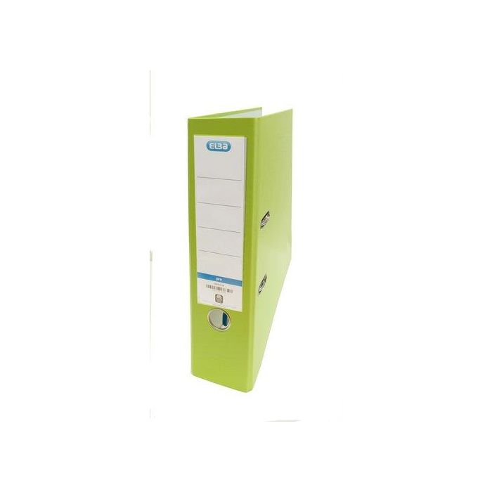 Elba Archivador de Palanca Cartón Forrado PVC Rado Top Folio Lomo 80 mm Verde Lima