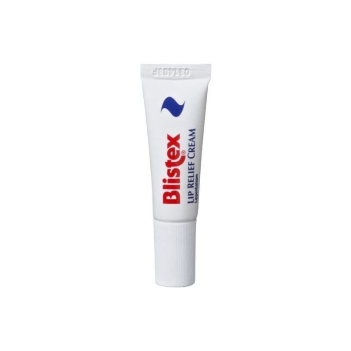 Blistex Lip Relief Cream FPS 10 6g para Labios Irritados, Agrietados y con Quemaduras Solares