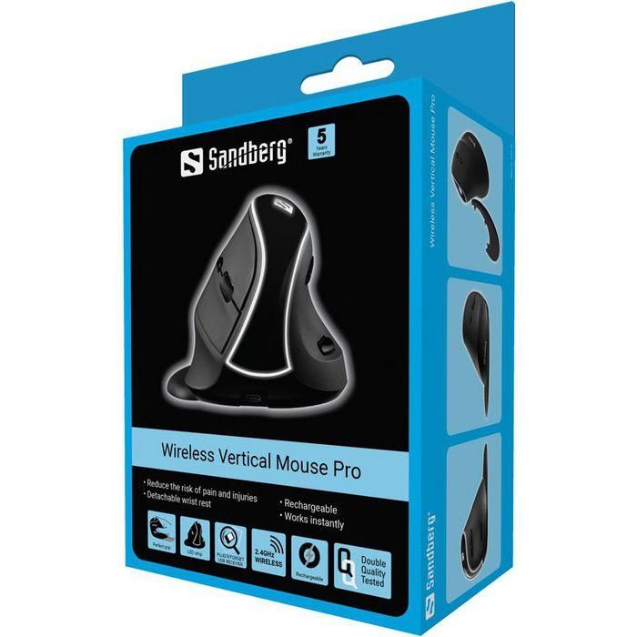 Sandberg Wireless Vertical Mouse Pro 8 Sandberg Wireless Vertical Mouse Pro 8
