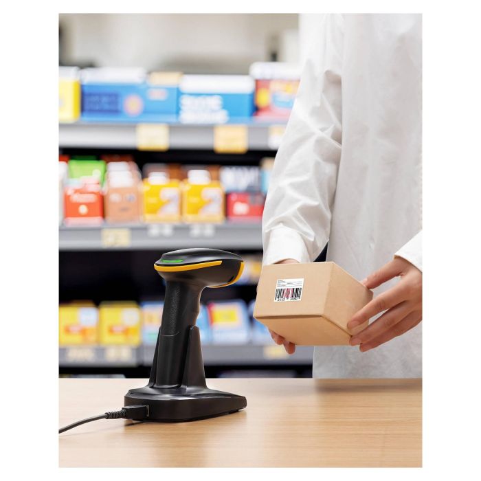 Inateck BCST-36_black Lector de Códigos de Barras 2D CMOS Portátil Inalámbrico Bluetooth USB Negro 1