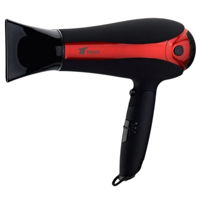Thulos Secador de Pelo Ionic HD2000 - 2000W, 3 Temperaturas, 2 Velocidades, Negro/Rojo, Incluye Difusor y Concentrador 0 Thulos Secador de Pelo Ionic HD2000 - 2000W, 3 Temperaturas, 2 Velocidades, Negro/Rojo, Incluye Difusor y Concentrador 0
