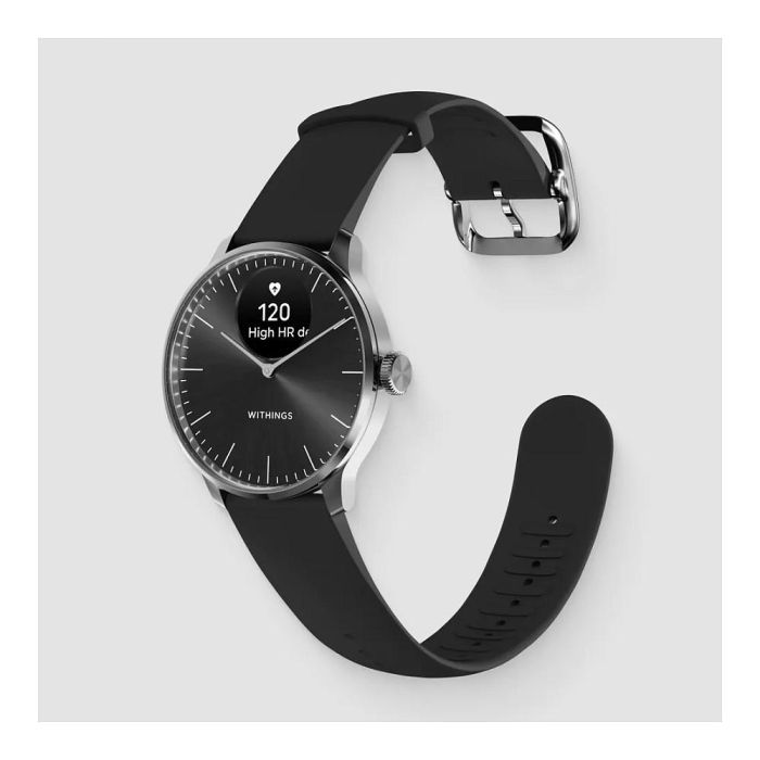 Withings ScanWatch Light - Reloj inteligente híbrido OLED de acero inoxidable 37 mm, negro y oro, monitor de sueño y frecuencia cardíaca, 30 días batería Withings ScanWatch Light - Reloj inteligente híbrido OLED de acero inoxidable 37 mm, negro y oro, monitor de sueño y frecuencia cardíaca, 30 días batería