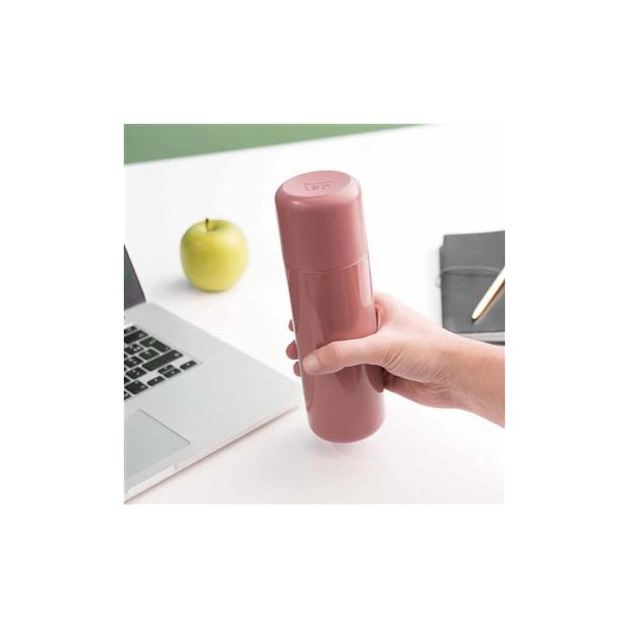 Berghoff 3950140 Termo de Viaje para Bebidas Frías o Calientes con Doble Pared y Tapa Taza 1