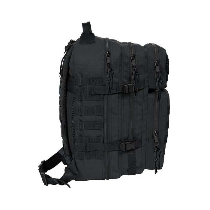 Mochila Militar Portatil 15,6'' Safta Basic "Negro" 30X48X23Cm 5