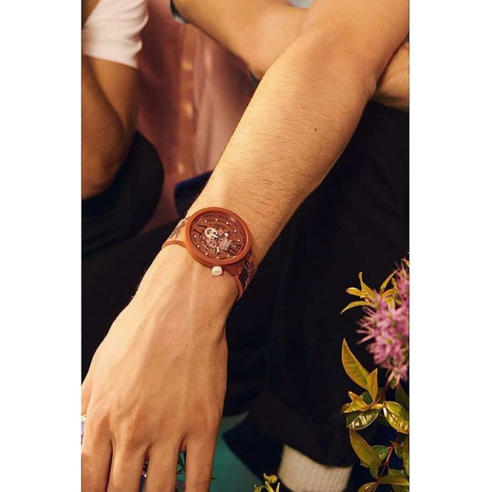 Reloj Hombre Swatch CAMOFLOWER COTTON (Ø 47 mm) 3