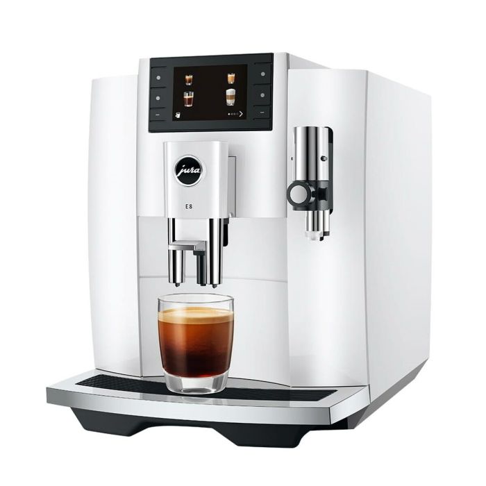 Cafetera Superautomática Jura E8 Piano White (EC) Blanco 1450 W 15 bar 1,9 L 9 Cafetera Superautomática Jura E8 Piano White (EC) Blanco 1450 W 15 bar 1,9 L 9