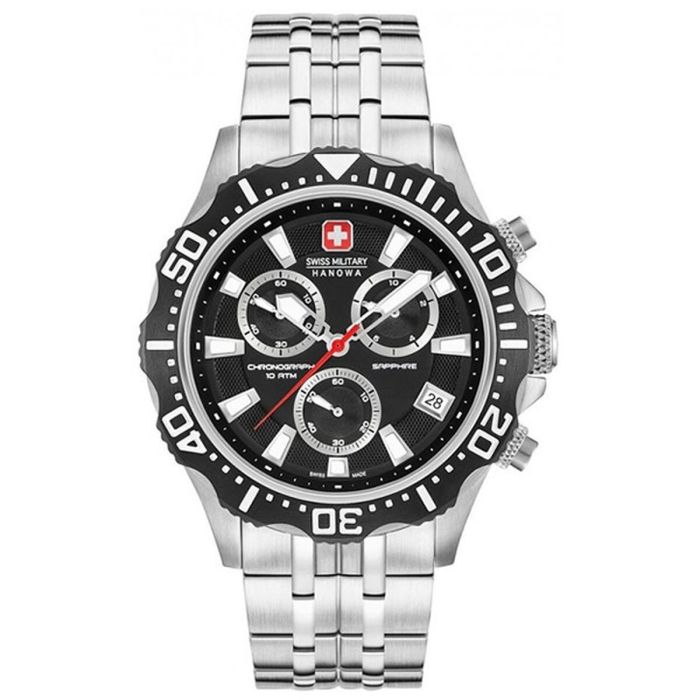 Reloj Hombre Swiss Military Hanowa SM06-5305.04.007 Negro Plateado