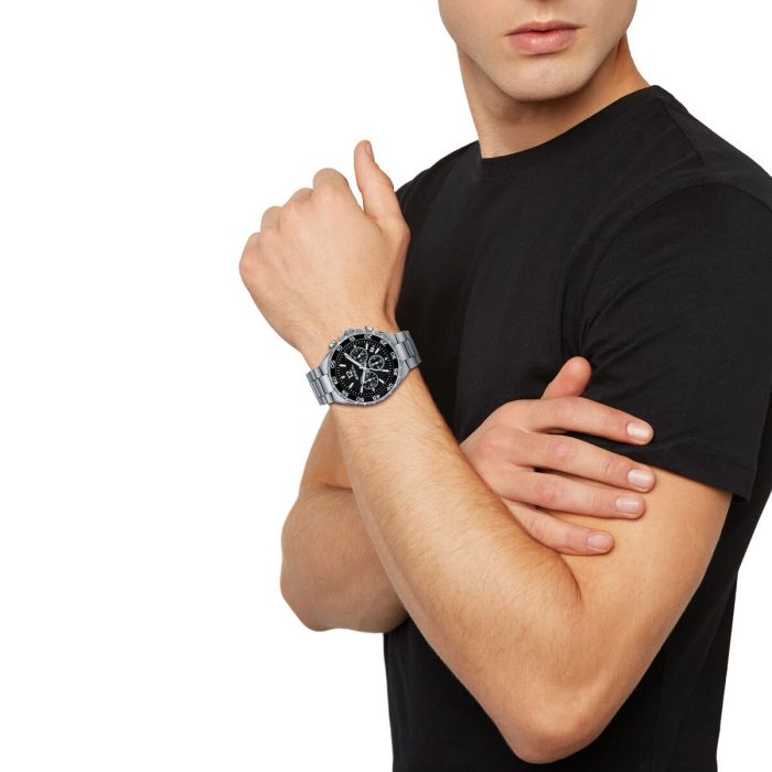 Reloj Hombre Breil TW1947 Negro Plateado 1