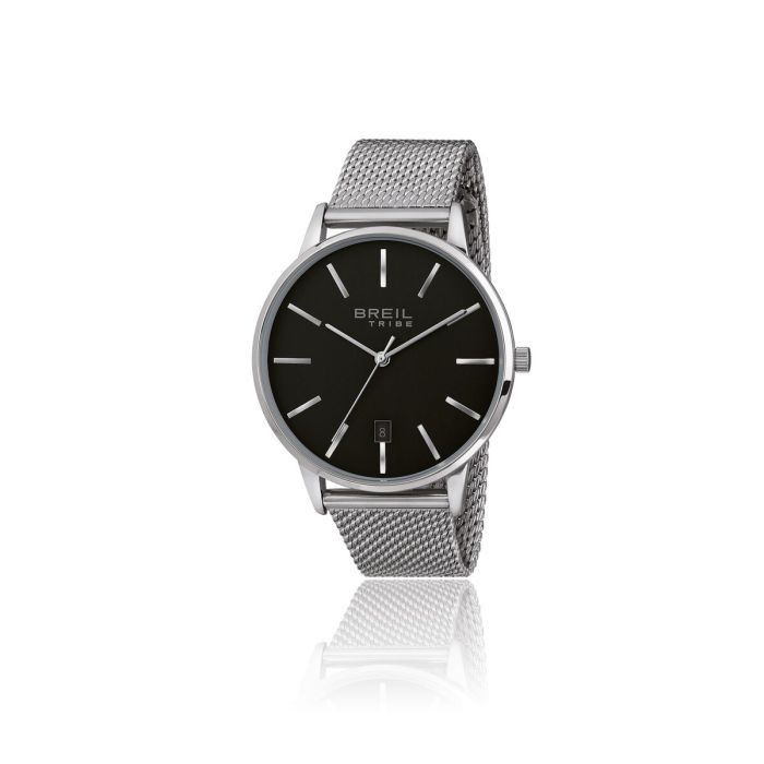 Reloj Hombre Breil EW0458 Negro Plateado (Ø 41 mm)