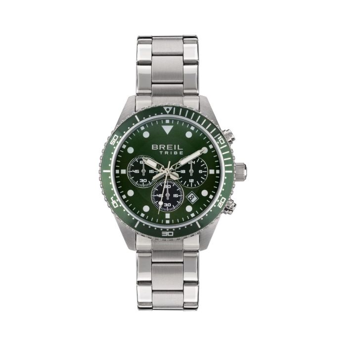 Reloj Unisex Breil EW0638 Verde Plateado Reloj Unisex Breil EW0638 Verde Plateado