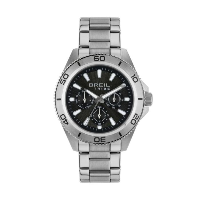 Reloj Hombre Breil EW0709 Negro Plateado