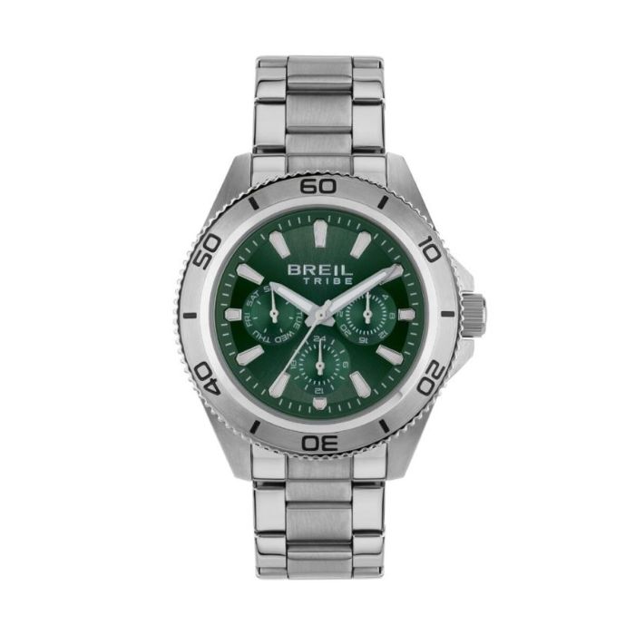 Reloj Hombre Breil EW0711 Verde Plateado