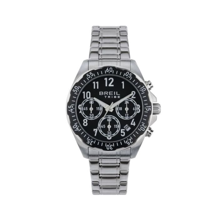 Reloj Hombre Breil EW0718 Negro Plateado (Ø 37 mm)