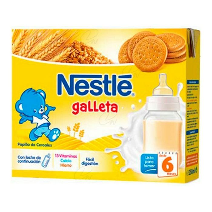 Papilla Nestle Galleta Leche y Cereales con Miel (2 x 250 ml) Papilla Nestle Galleta Leche y Cereales con Miel (2 x 250 ml)