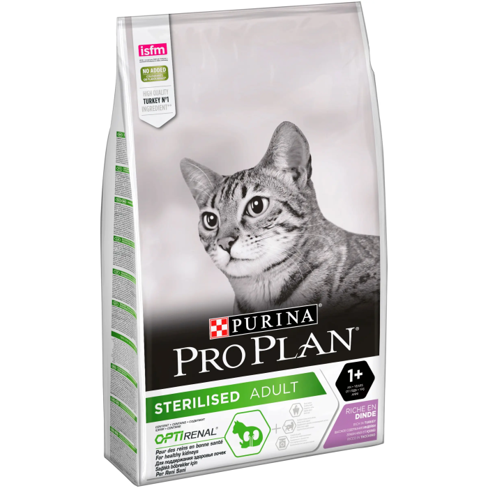 Purina Pro Plan Feline Adult Sterilised Pavo 10 kg