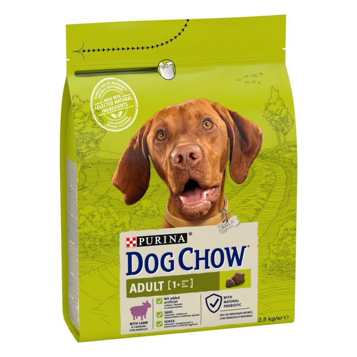 Pienso Purina Dog Chow Adulto Cordero 2,5 kg Pienso Purina Dog Chow Adulto Cordero 2,5 kg