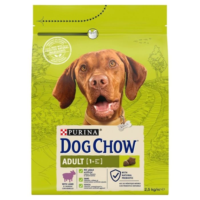 Pienso Purina Dog Chow Adulto Cordero 2,5 kg 1 Pienso Purina Dog Chow Adulto Cordero 2,5 kg 1