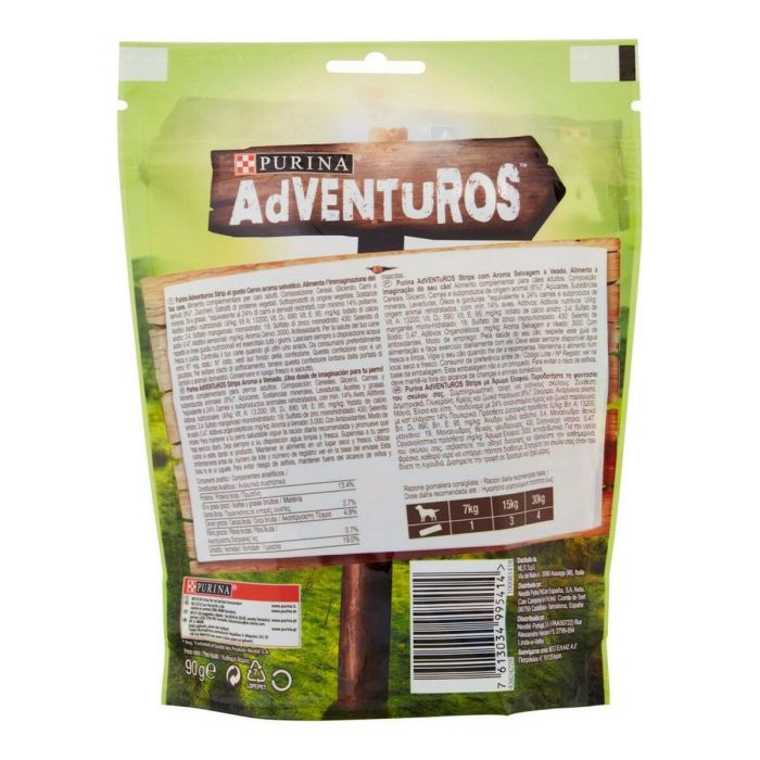 Snack para Perros Purina Adventuros Strip (90 g) 4