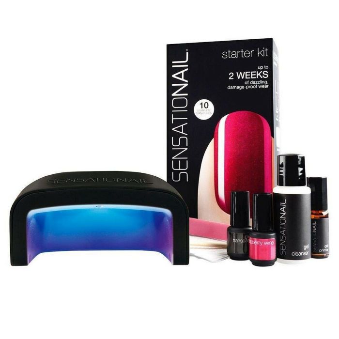 Set de Manicura Starter Sensationail Raspberry Wine 6 Piezas Set de Manicura Starter Sensationail Raspberry Wine 6 Piezas