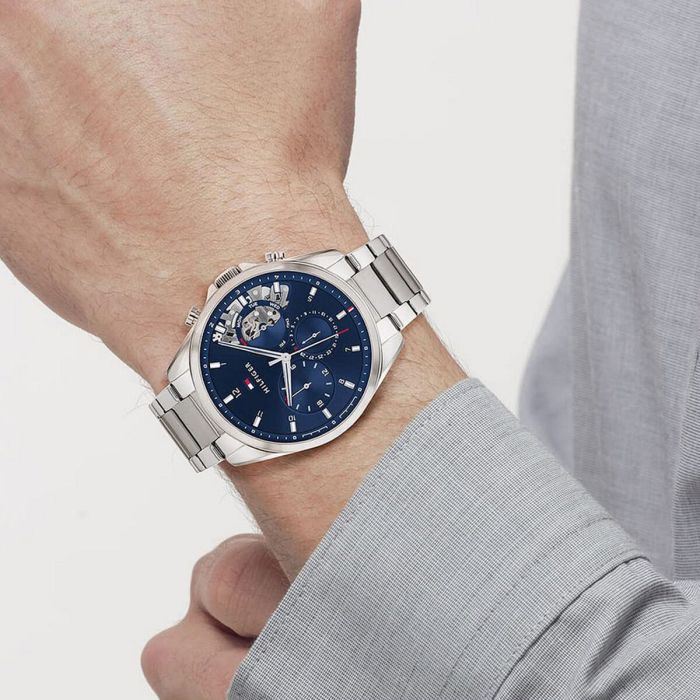 Reloj Hombre Tommy Hilfiger 1710448 Plateado 2 Reloj Hombre Tommy Hilfiger 1710448 Plateado 2