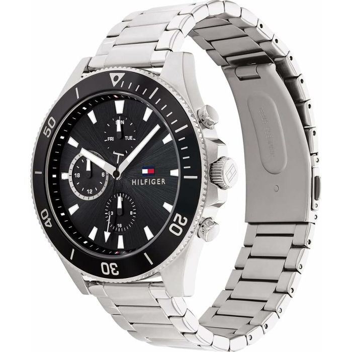 Reloj Hombre Tommy Hilfiger 1674788 Negro Plateado 3