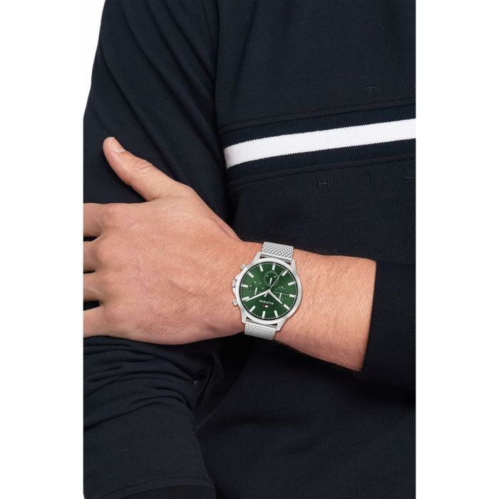 Reloj Hombre Tommy Hilfiger 1683474 Verde Plateado 1