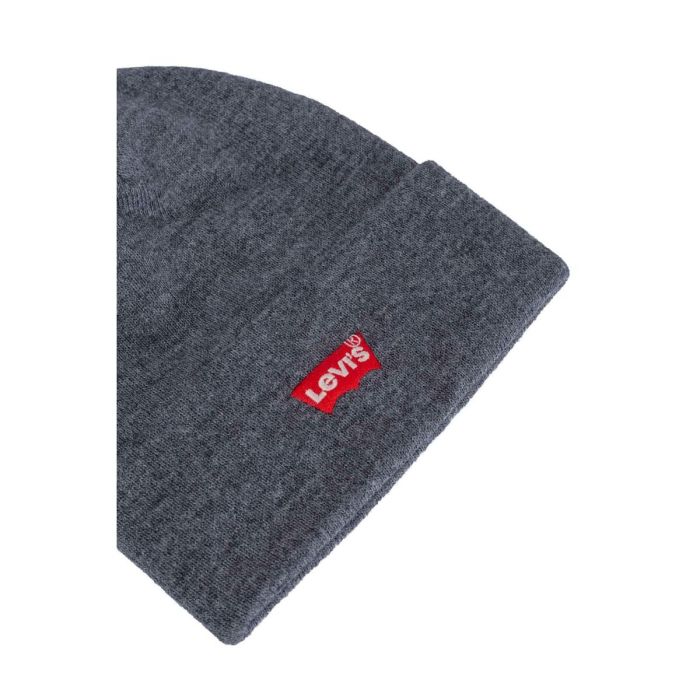 Gorro Deportivo Levi's Batwing Embroidered Beanie Gris oscuro 1