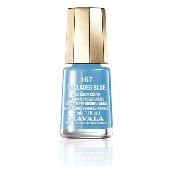 Esmalte de uñas Mavala Nail Color Cream 167-cyclades blue (5 ml)