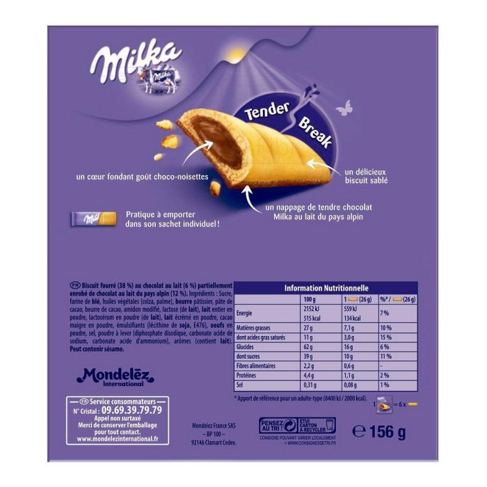 Galletas Milka (156 g) 1 Galletas Milka (156 g) 1