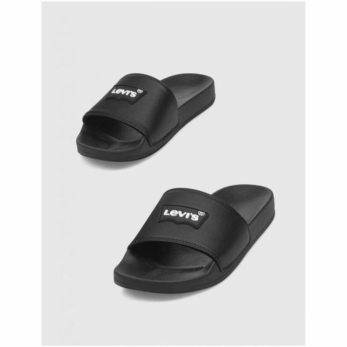 Chanclas para Mujer Levi's June Batwing Patch Negro 1